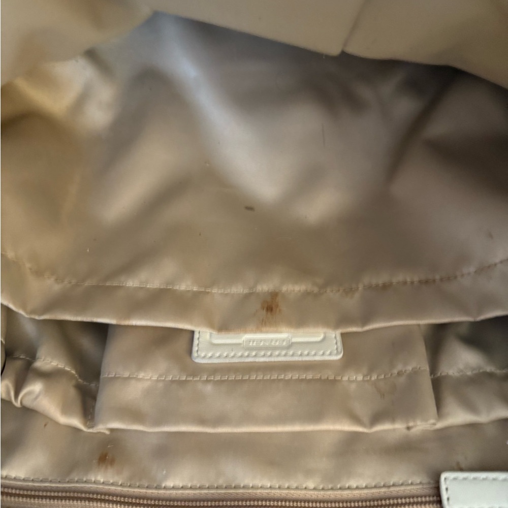 Coach Blue and Cream Women's Bag - Picture 7 of 7